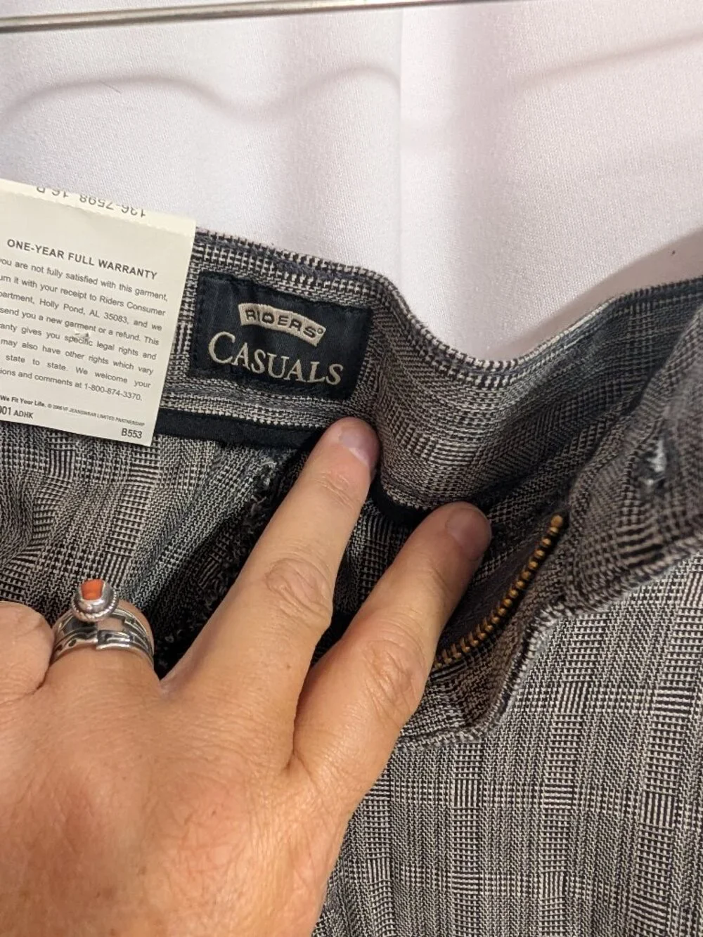 Riders Casuals Plaid Pants - Classic Design